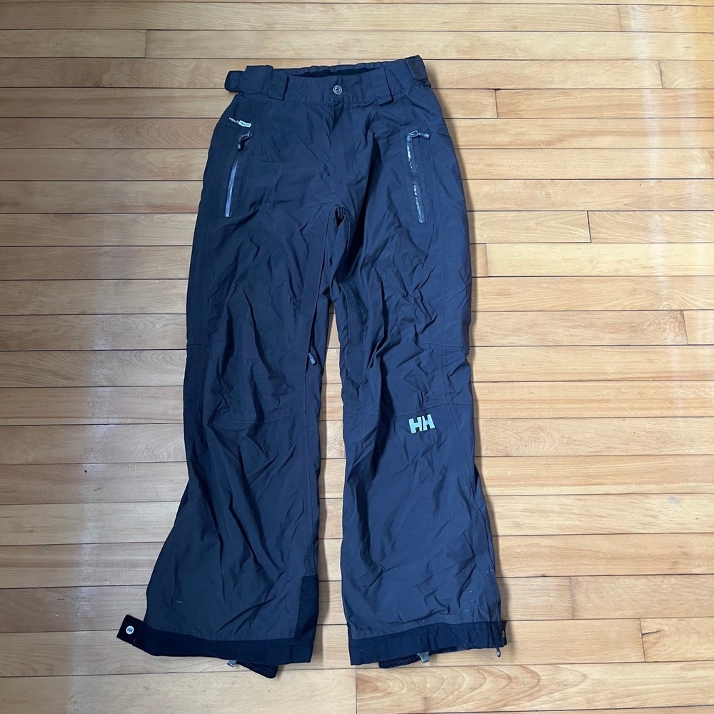 Helly Hansen Helly Tech Black Ski Snowboard Pants Mens Medium Waterproof HH Logo